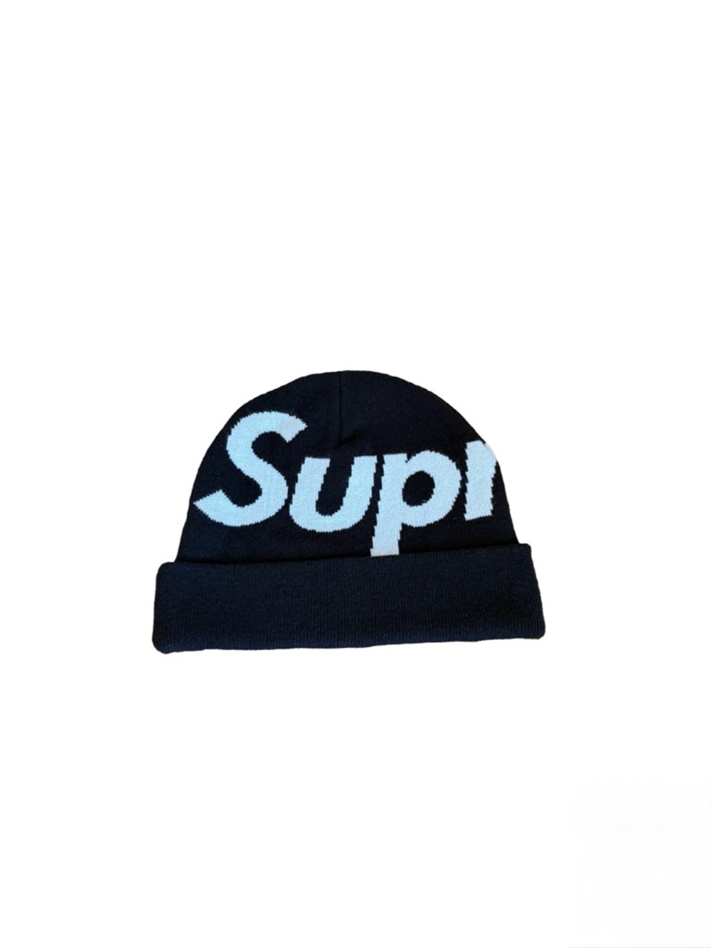 Supreme Big Logo Beanie Black FW22 FW22BN29 BLACK